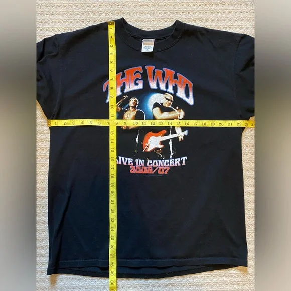 Anvil Black The Who Concert Tee size large concert - Picture 5 of 5